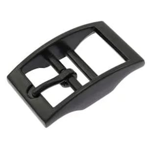 Double bar buckle black matt 16 mm, 20 mm and 25 mm for dog collars image 1