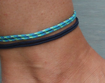 fabric ankle bracelet