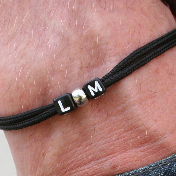 Armband Personalisiert Buchstaben Freundschaftsarmband Buchstaben Partnerarmband Personalisiertes Armband Buchstaben Armband Männer Geschenk