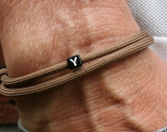 Armband Personalisiert  Surfer Armband Herren Freundschaftsarmband Buchstabe Partnerarmband Personalisiertes Armband Buchstaben