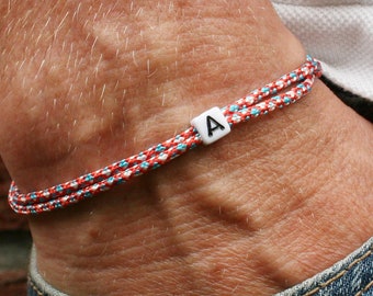 Letters Bracelet Letter Bracelet Personalized Friendship Bracelet Letter Partner Bracelet Partner Look Surfer Bracelet Personalized