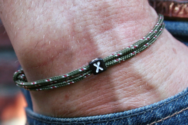 Letter Bracelet Letter Surfer Bracelet Letter Bracelet Personalized Friendship Bracelet Letter Partner Bracelet PartnerLook BFF