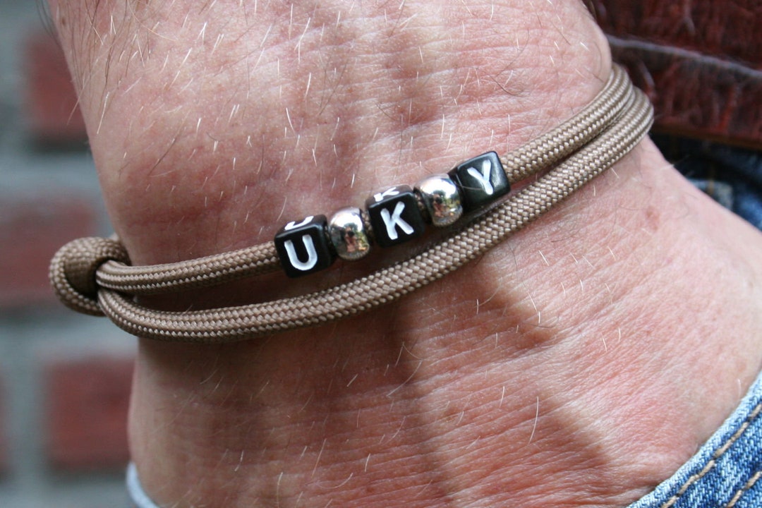 Friendship Bracelet Letters Bracelet Personalized Letters Etsy