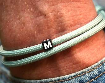 Bracelet Personalized Surfer Bracelet Men's Bracelet Friendship Bracelet Letter Partner Bracelet Personalized Bracelet Letters