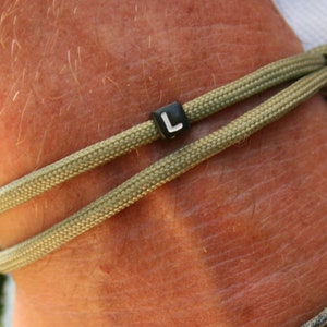 Personalized bracelet letter surfer bracelet letter bracelet personalized friendship bracelet letter partner bracelet partner look