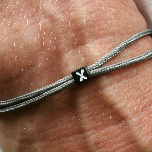 Personalized bracelet letter surfer bracelet letter bracelet personalized friendship bracelet letter partner bracelet partner look