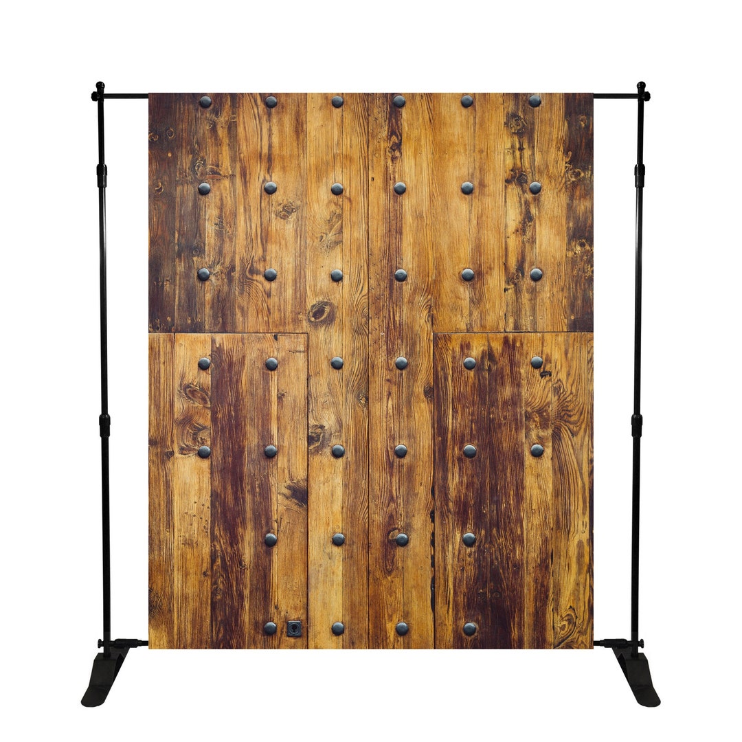 Heavy Wood Door Backdrop Painted Photography Background Printed Photo