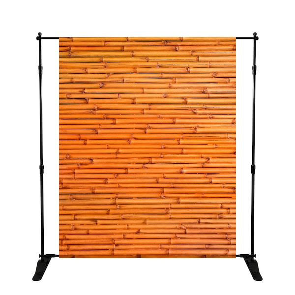 Bamboo Planks Backdrop -  Wood Plank Photography Background - Printed Photo Studio Backdrop - Fabric Tapestry Background - Multiple Sizes