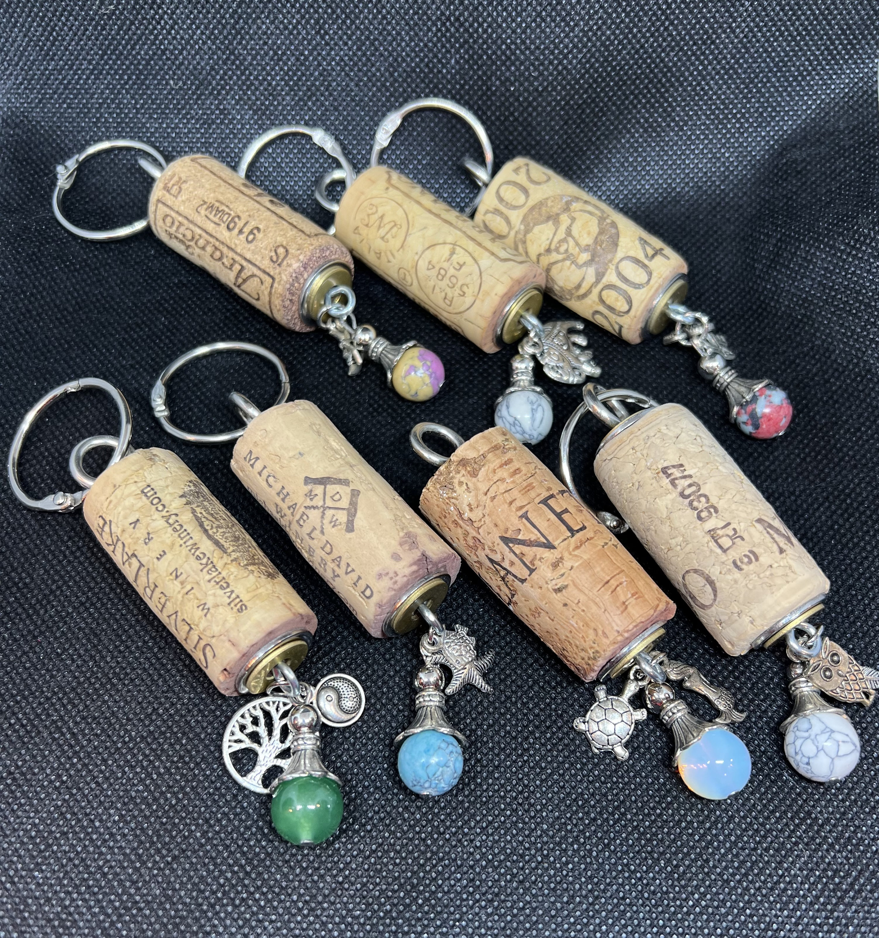 DIY Wine Cork Key Chains Craft