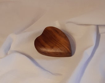 Wood heart, plum wood,