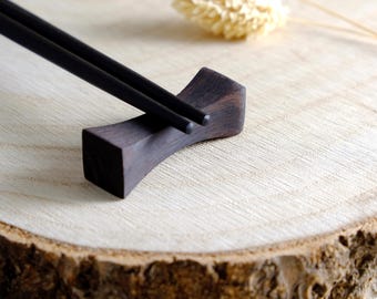 Ebenholz Jichiholz Rosenholz -  Essstäbchen Ablagen Halter EAbL