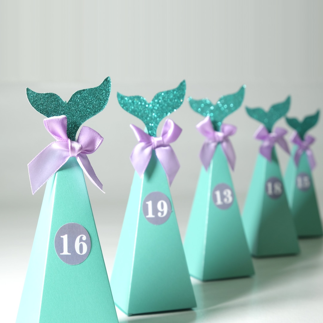 Mermaid Advent Calendar to Fill With DIY Crafts Etsy