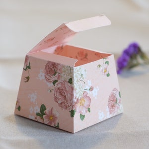 Scatole Scatola regalo in carta Kraft FlowerFlamingorosa TN