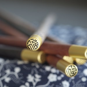 Ebony / Rosewood / Jichiwood - 2 pairs of chopsticks chopsticks sushi ramen noodles EST4
