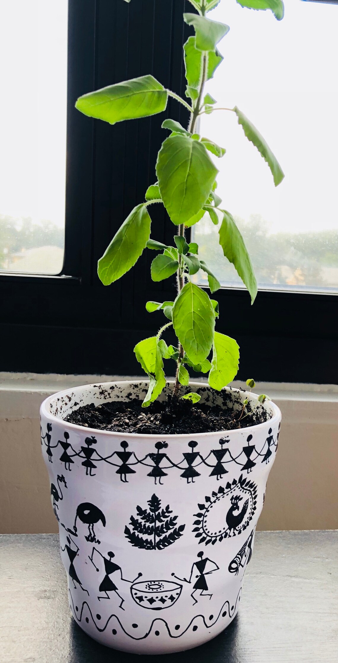 Warli Art Pot for Plants Etsy