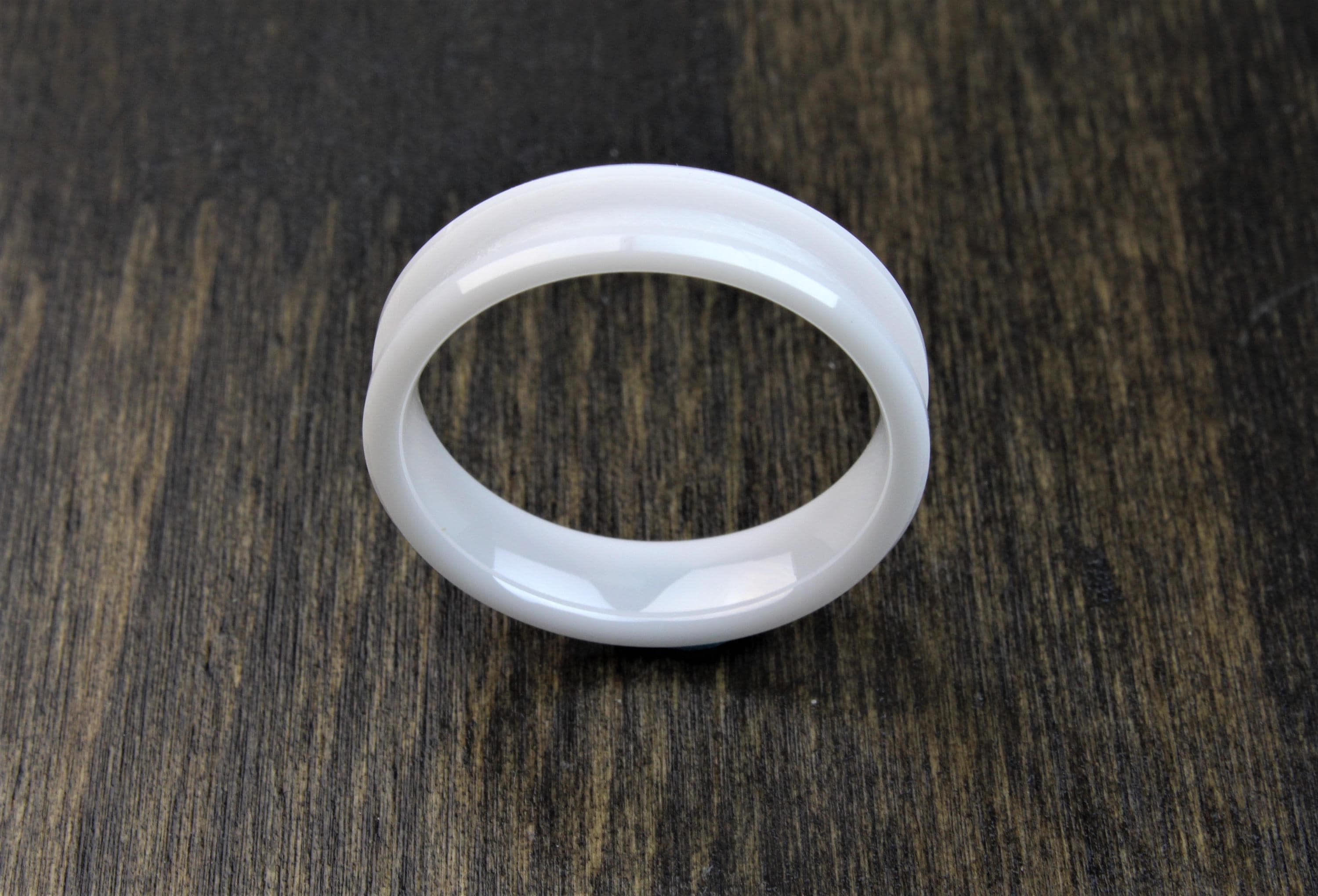 White Ceramic Ring Blank 6mm - 8mm - Etsy