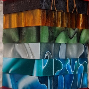 Colorful Acrylic Blanks (38mm)