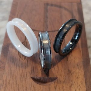 4MM Bands - Tungsten and Ceramic