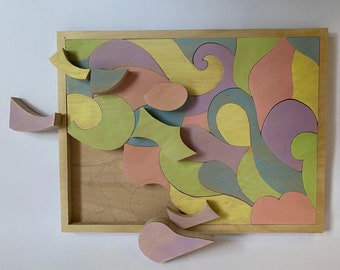 Holzpuzzle, Spielzeug, Spiel, Puzzle