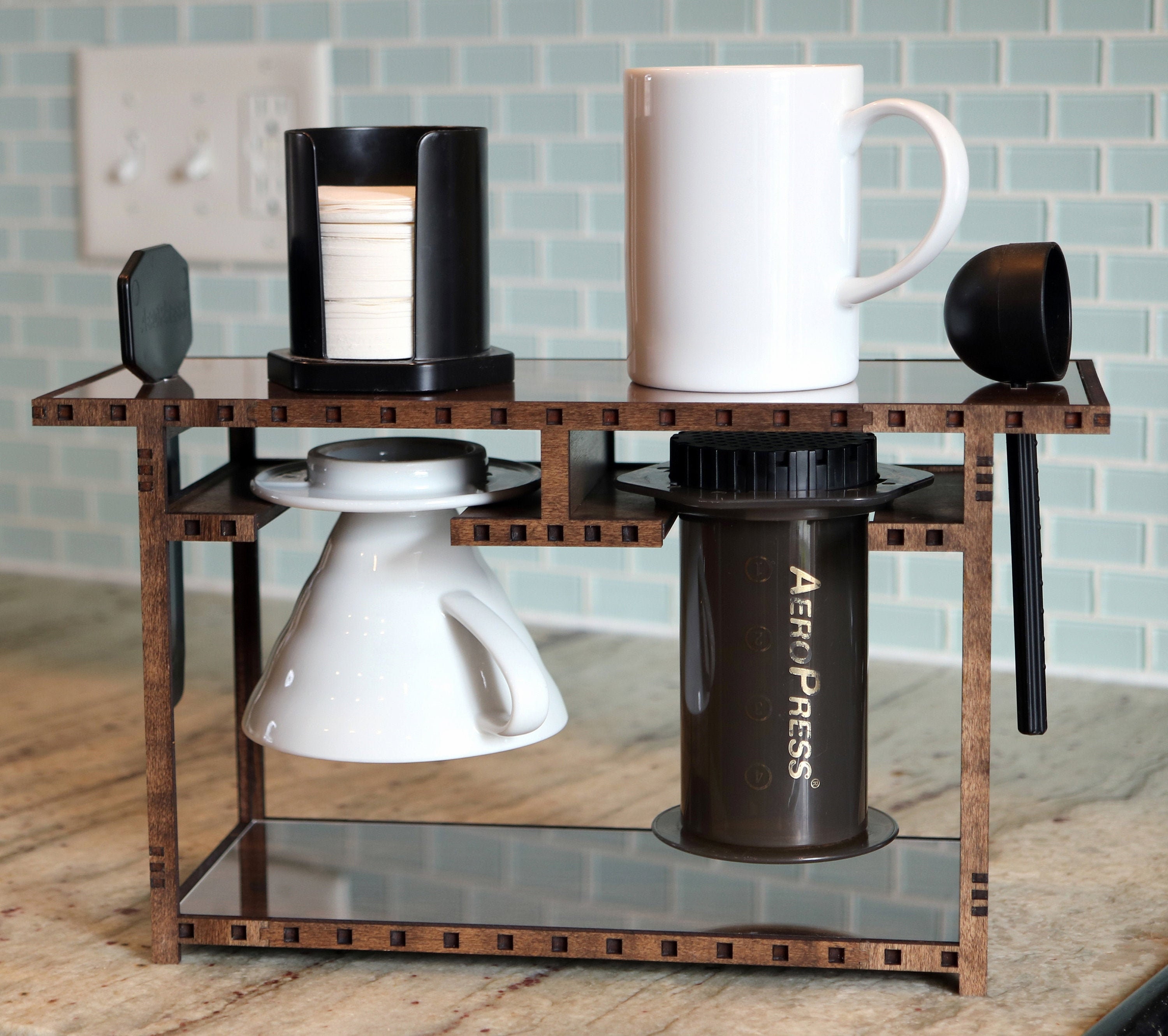 AeroPress XL Coffee Maker & Organizer Stand Bundle