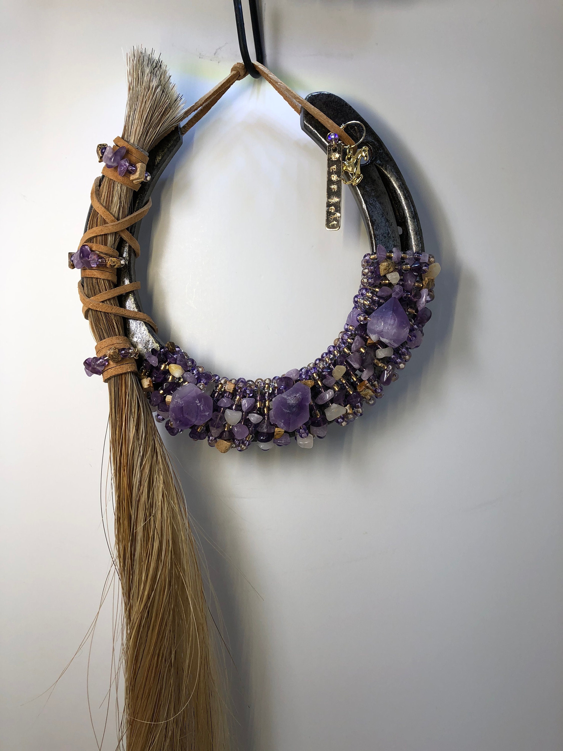 Tribute Horseshoe Horse Hair Memorial Keepsake Custom Order Etsy