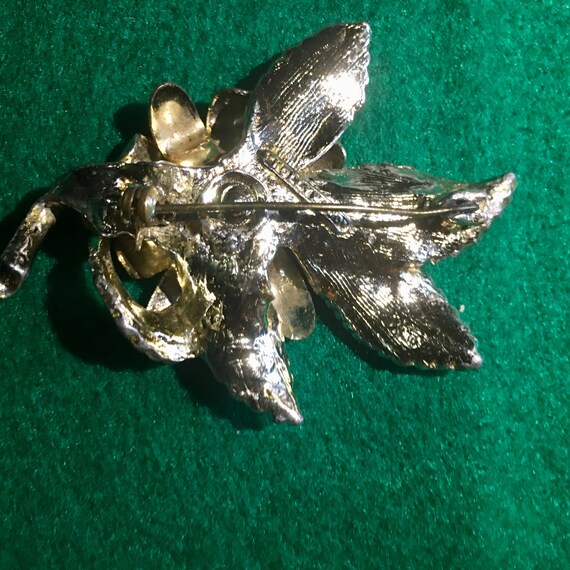 ブローチ・コサージュ VINTAGE HOLLYWOOD Color Clip Brooch BMR693 Coral Colour Brooch Molded Resin Mid Century Flower Brooch