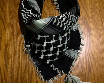 Unique Sahara Arab Scarf , Desert Bandana face Cover, Palestine Keffiyeh Headwear, Windproof Mask,vintage dress Hatta Shemagh mixed