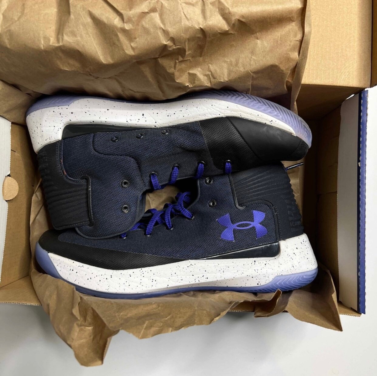 Curry 3zer0 Under Armour Basketball Shoes Mens USA Size 10 Purple 1298308 016 2017 Etsy Canada