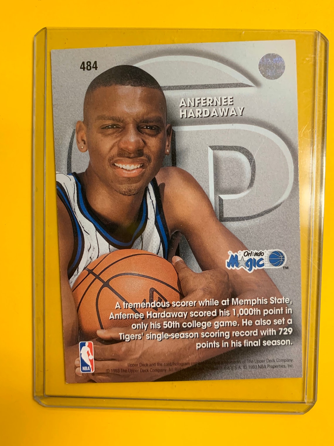 anfernee hardaway upper deck