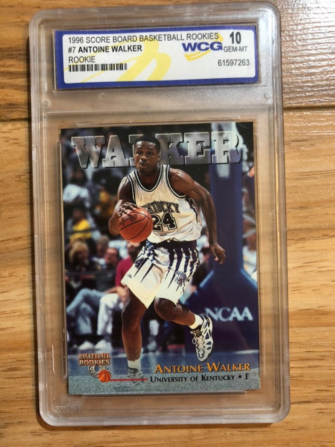 Antoine Walker Rookie Card 1996 Score Board Basketball Etsy