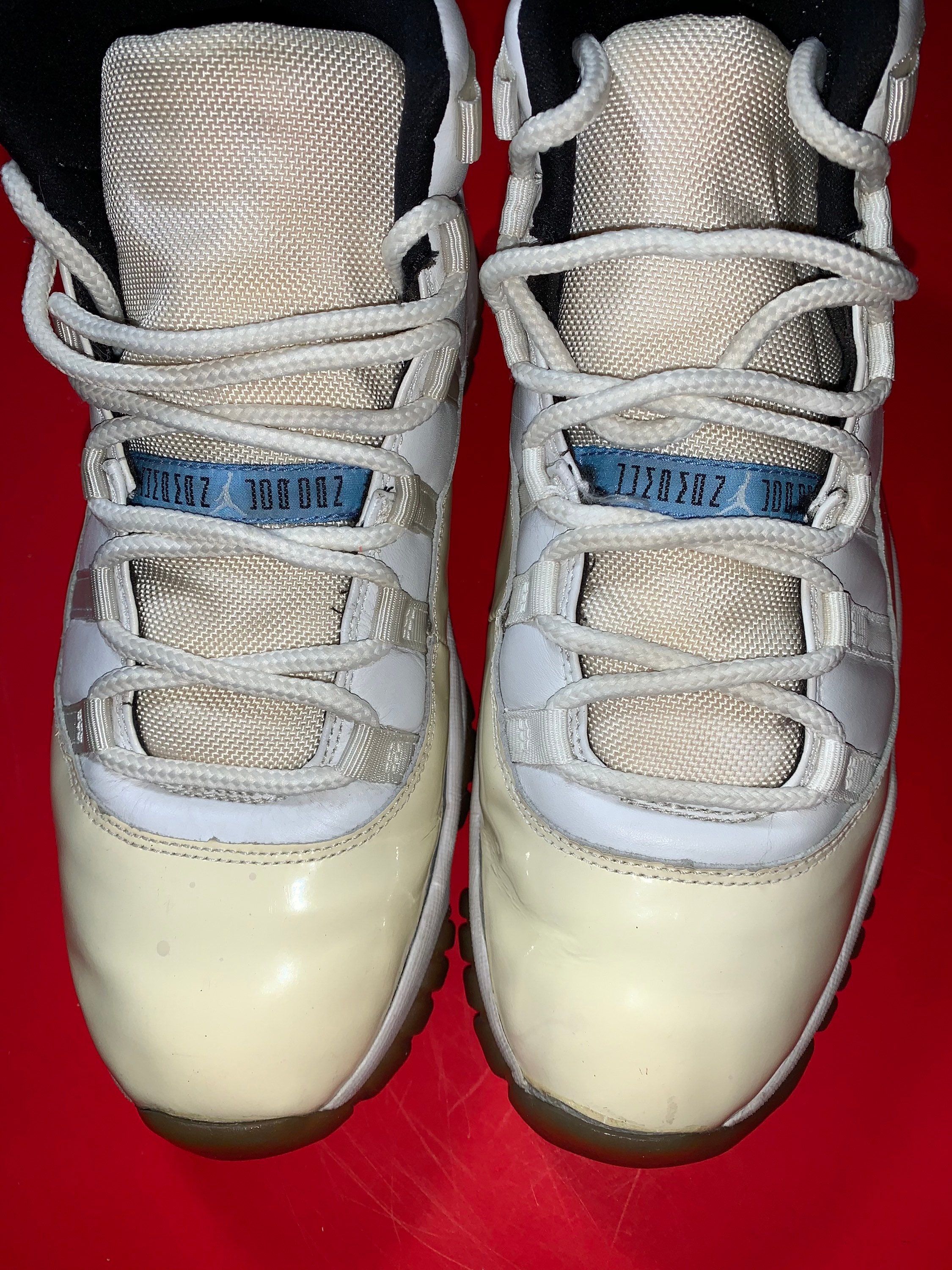 Air Jordan 11 Retro Columbia Mens Basketball Shoes Size 11.5 Etsy