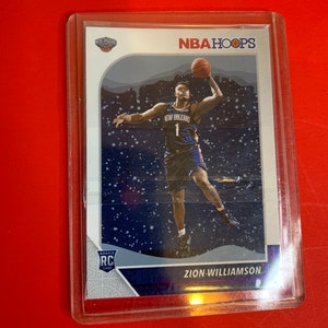 Zion Williamson Rookie Card Néw Orleans Pelicans 2019-20 Panini NBA Hoops No. 258 Mint Gem