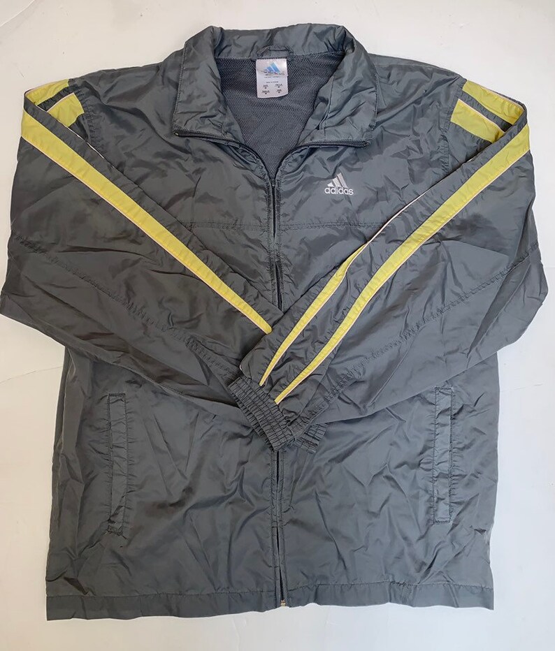 adidas vintage windbreaker jacket
