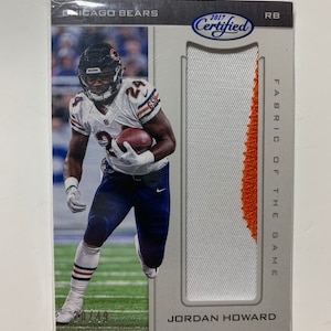 Jordan Howard Rookie Card Jersey 20/49 Chicago Bears NFL Voetbal Panini