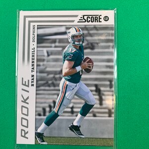 Ryan Tannehill Rookie Card Score 2012 Miami Dolphins NFL Football Panini Tennessee Titans