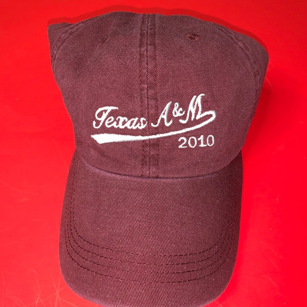 Texas A&M Aggies Strapback Hat Cap NCAA College University Football Basketball March Madness Class of 2010 Johnny Manziel Von Miller