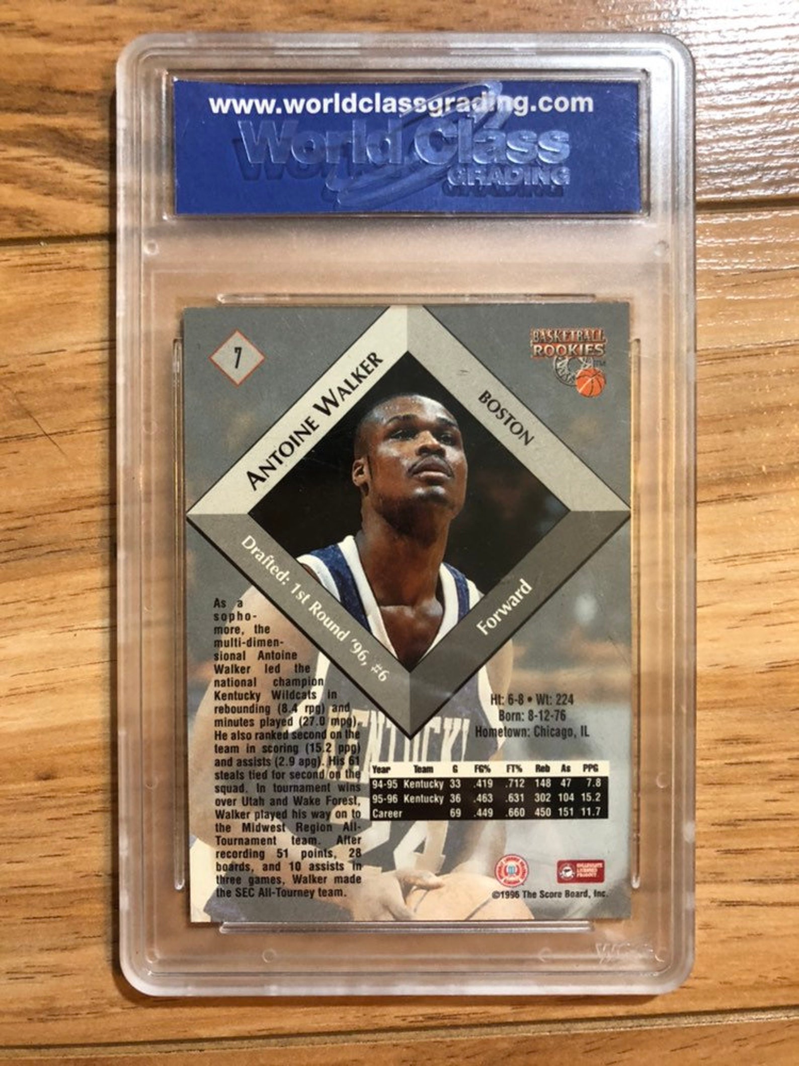 Antoine Walker Rookie Card 1996 Score Board Basketball Etsy