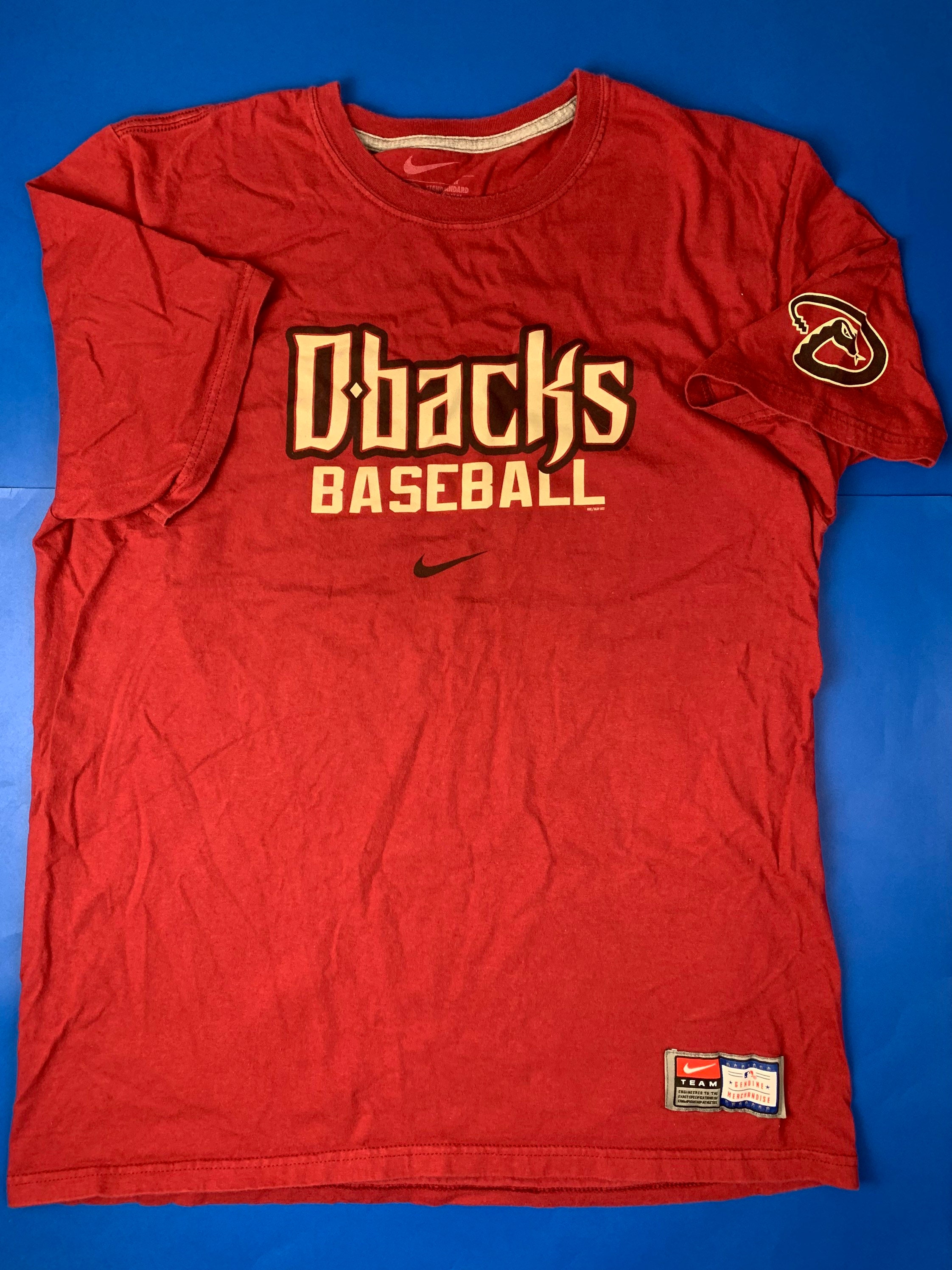 Arizona Diamondbacks Nike T Shirt MLB Baseball Mens XL Air Tee | Etsy