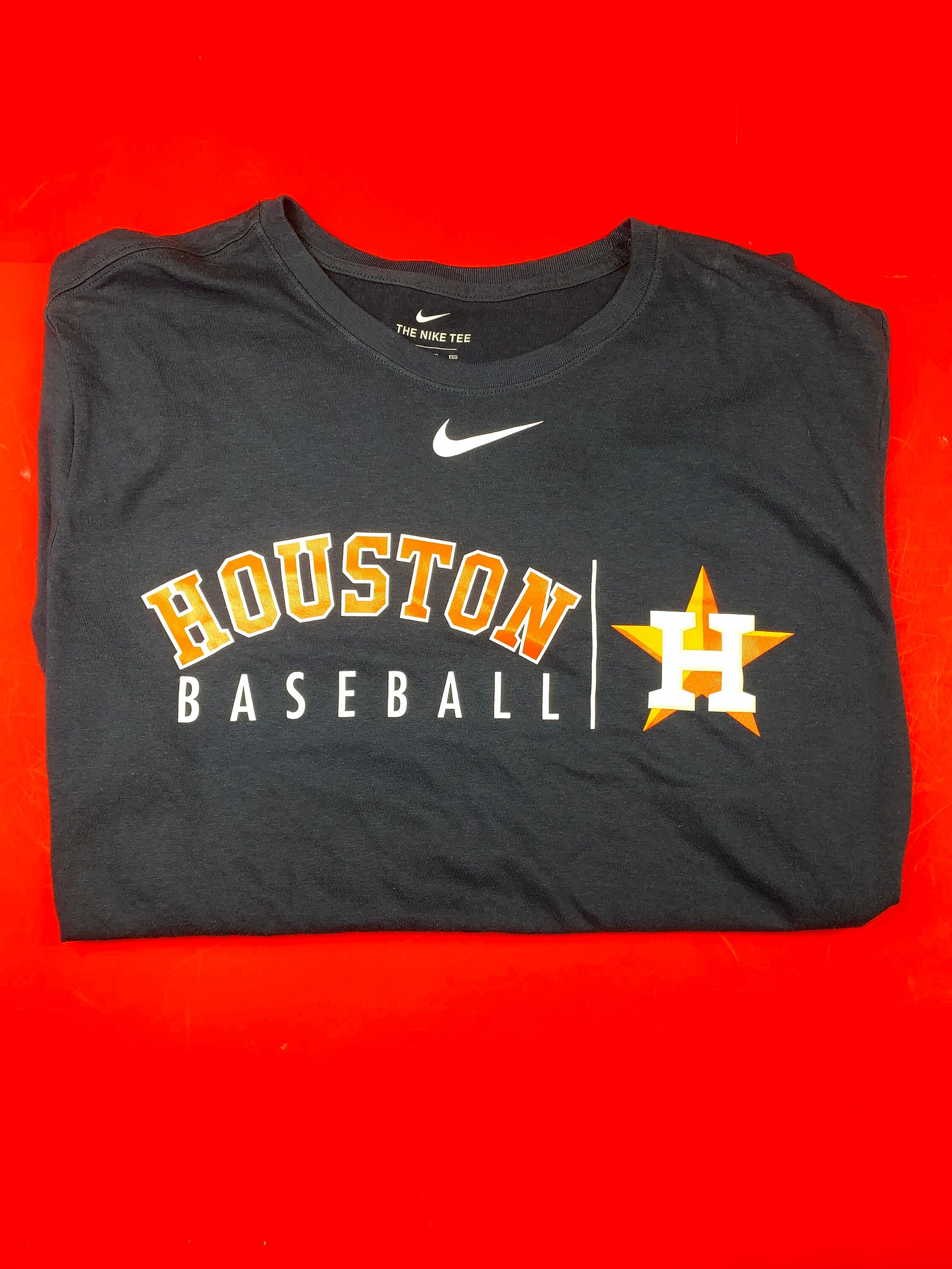Houston Astros Nike Baseball T Shirt Mens 2XL XXL MLB Etsy