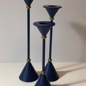 Vintage  candle holder 1980s Memphis style