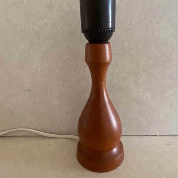 Vintage  Swedish teak Table lamp