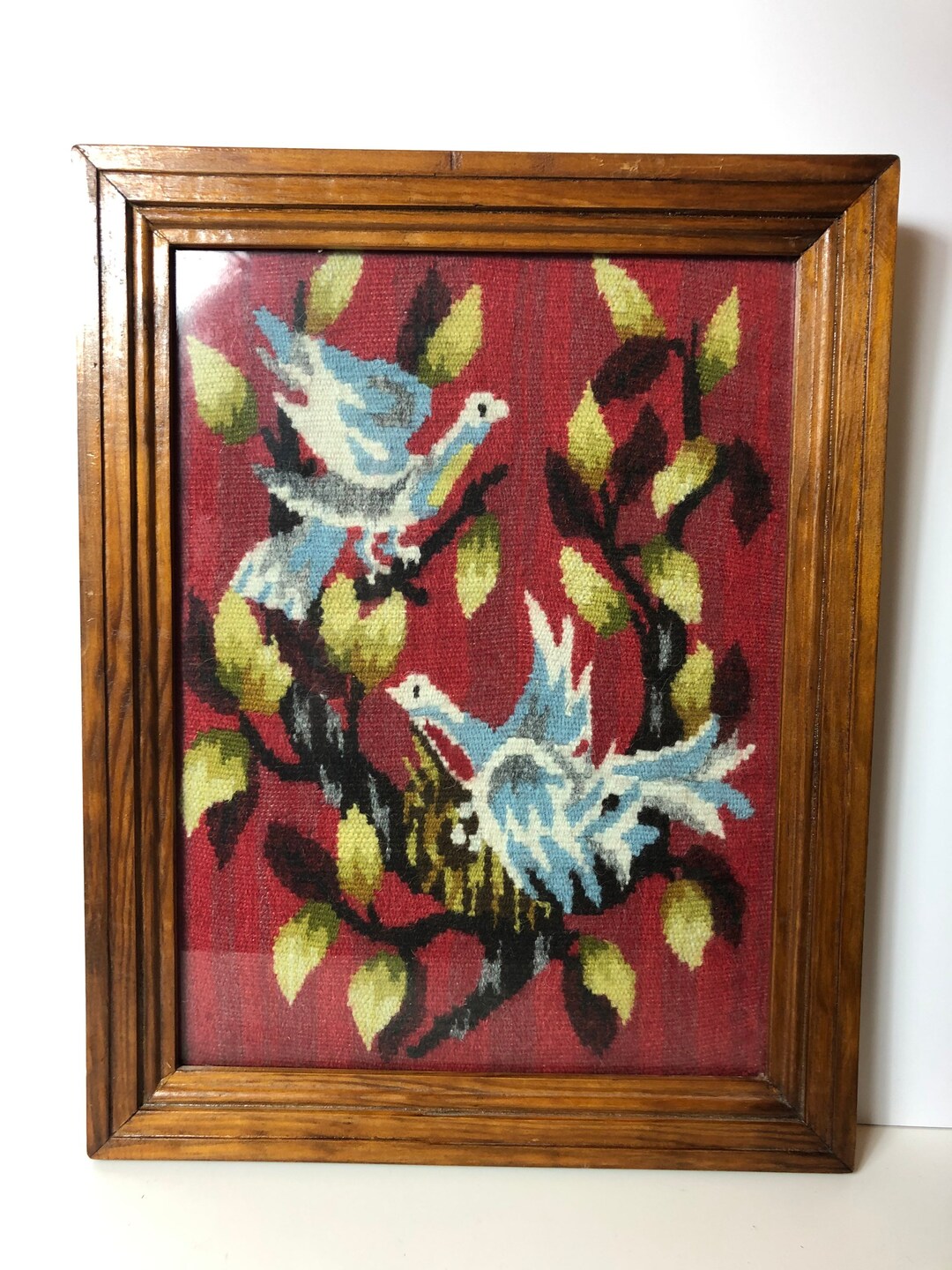 Picture of Vintage WALL HANGING / Wall Decor / Swedish / Hand Made / Scandinavian ...