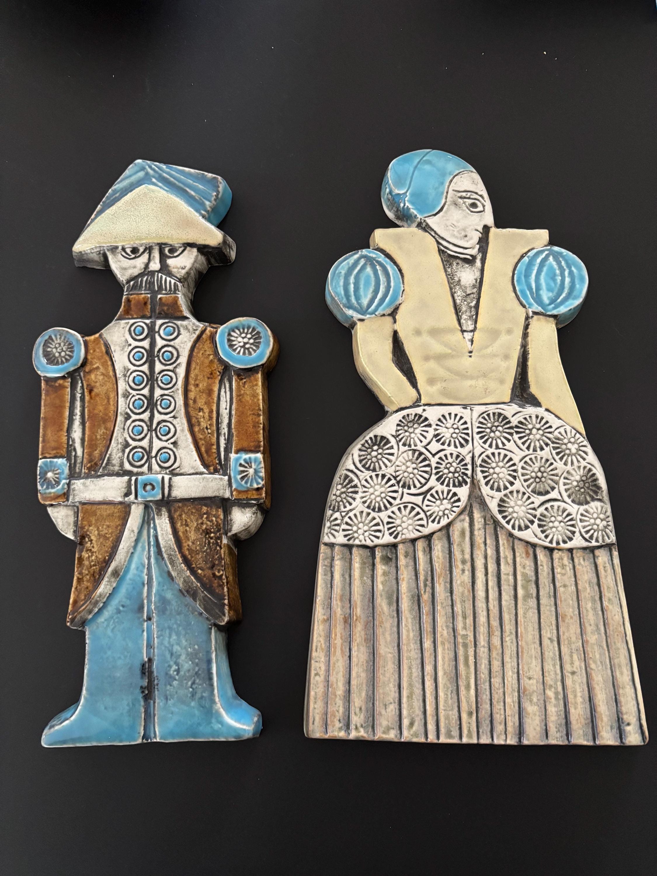 ヴィンテージ グスタフスベリ リサ ラーソン ドラバント セラミック壁