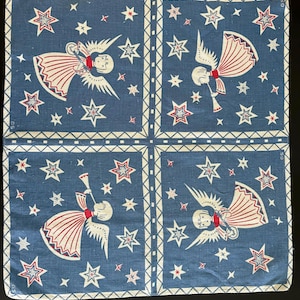 Tablecloth/table runner/vintage/retro/cotton/art/fabricprint/Christmas Gammelstaden