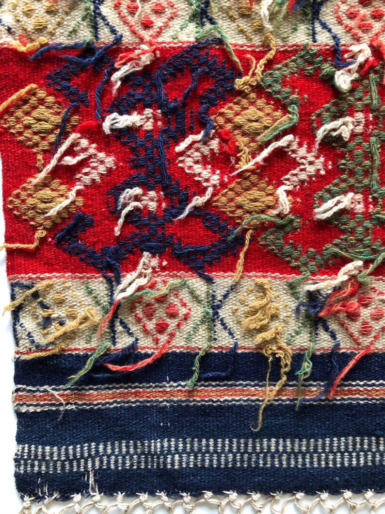 Vintage Embrodery WALL HANGING / Wall Decor / Swedish Tapestry Etsy