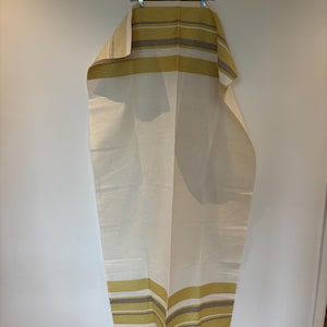 Handgewebte 1960er Jahre Vintage Tischdecke oder traditionelles Leinen Saunatuch unbenutzt &#39; Helmi Vuorelma Oy, Lahti, Finnland.