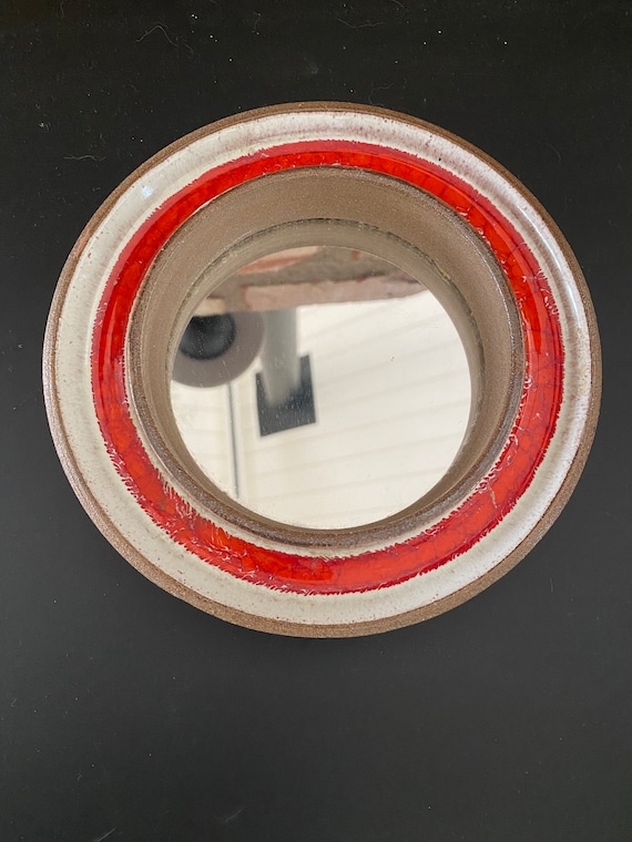 Vintage Mirror From Selsbo, Sweden Ceramic - Etsy