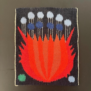 HANDWOVEN WALL HANGING / Wall decor / Handmade / Scandinavian / Wool flemish art