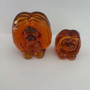 Vintage Swedish Glass Troll | Scandinavian Art Glass Figurine Gnom
