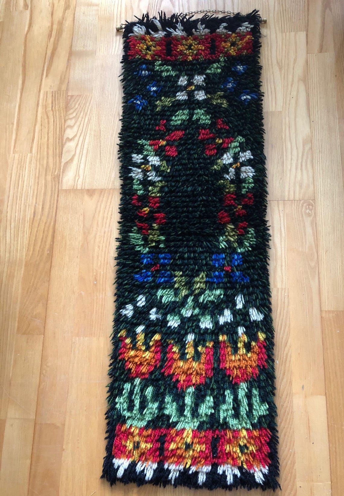 Vintage Rya Shag Rug 60s Design Sweden Wallhanger Art - Etsy